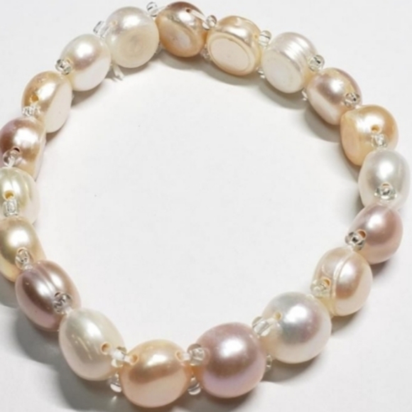 Freshwater Pearl Flexible Bracelet FINAL PRICE - Picture 3 of 3